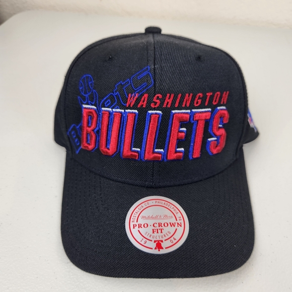 Washington Bullets NBA Draft 1996 Shadow Mitchell & Ness Hat Snapback Cap - Picture 1 of 9